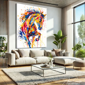 Tableau Cheval Peinture