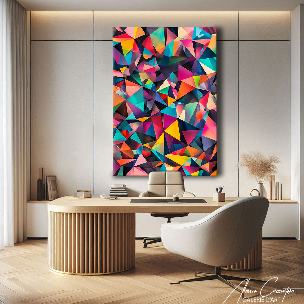 Tableau Géométrique Artiste