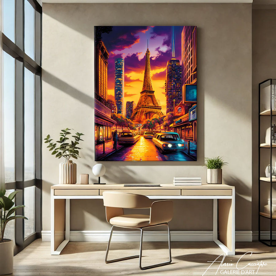 Tableau Photo Paris – mise en situation