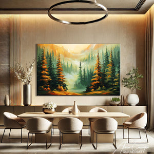 TABLEAU FORET SAPIN AlessioCacciatore