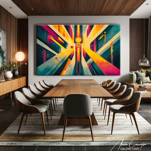 Tableau colore moderne original
