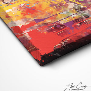 TABLEAU CARRÉ COLORÉ Alessio Cacciatore