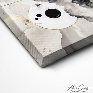 TABLEAU ZEN NOIR ET BLANC Alessio Cacciatore