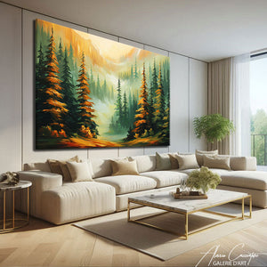 TABLEAU FORET SAPIN AlessioCacciatore