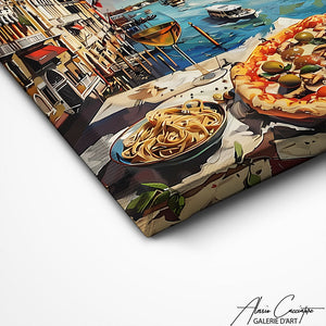 TABLEAU PEINTURE MER ITALIE Alessio Cacciatore
