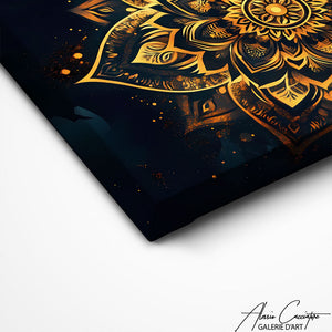 TABLEAU MANDALA NOIR AlessioCacciatore