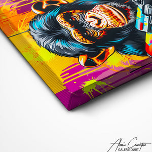 TABLEAU SINGE POP ART AlessioCacciatore