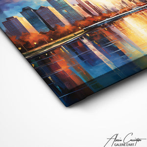 TABLEAU CHICAGO SKYLINE Alessio Cacciatore