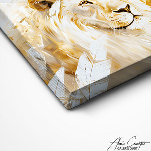 TABLEAU DECORATION LION Alessio Cacciatore