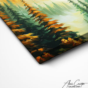 TABLEAU FORET SAPIN AlessioCacciatore