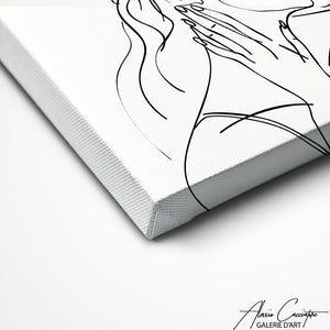 TABLEAU MINIMALISTE AMOUR Alessio Cacciatore