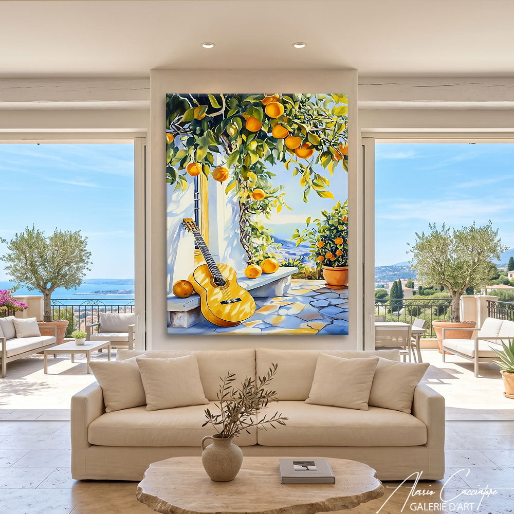 Peinture Guitare
