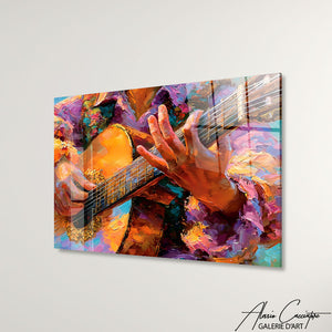 Cadre Acrylique Guitare