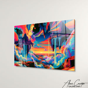 Cadre Psychedelique Acrylique