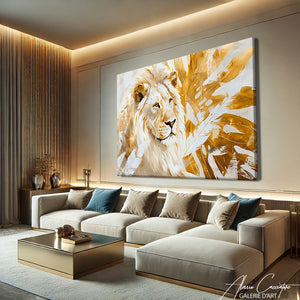 TABLEAU LION DECORATION