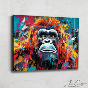 tableau gorille street art