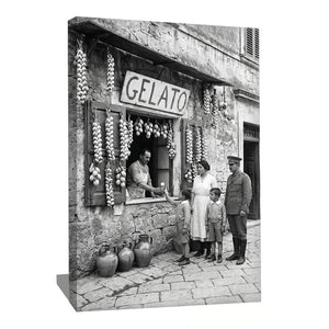 TABLEAU NOIR ET BLANC NOSTALGIQUE