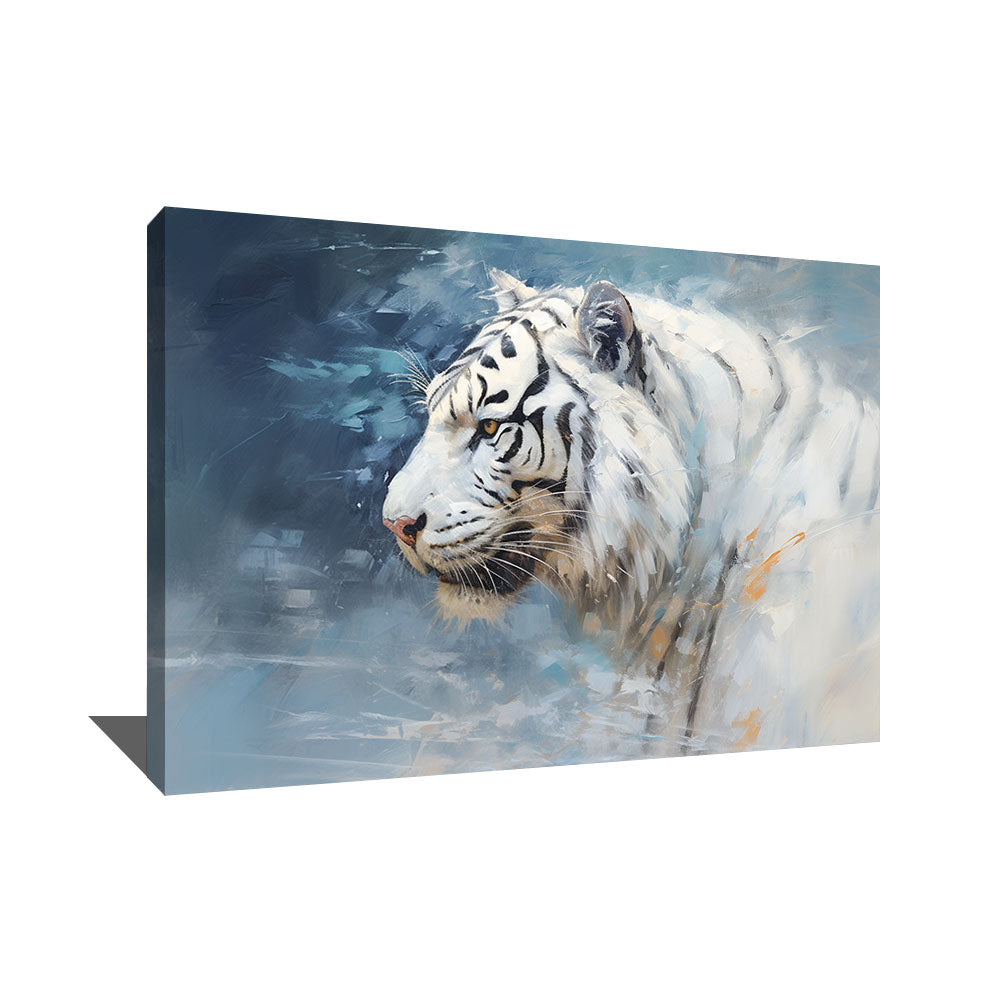 tableau tigre blanc