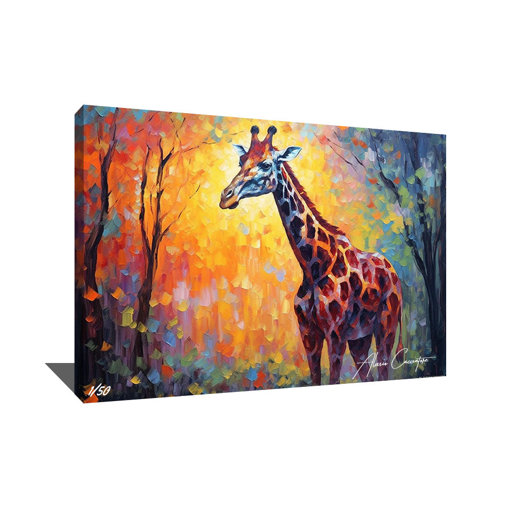 tableau girafe