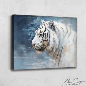tableau tigre peinture