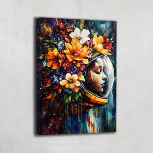 TABLEAU MURAL ASTRONAUTE