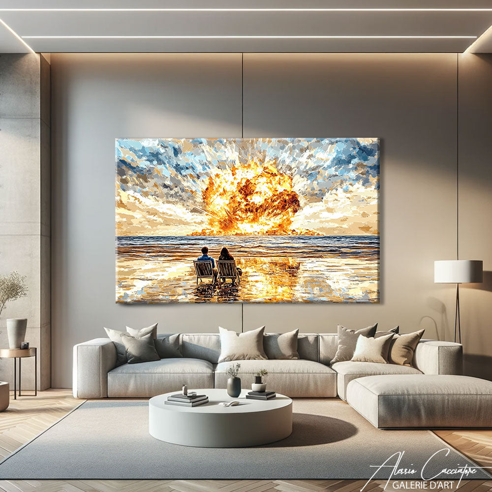 TABLEAU SURRÉALISTE CONTEMPORAIN
