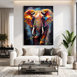 TABLEAU ÉLÉPHANT ART