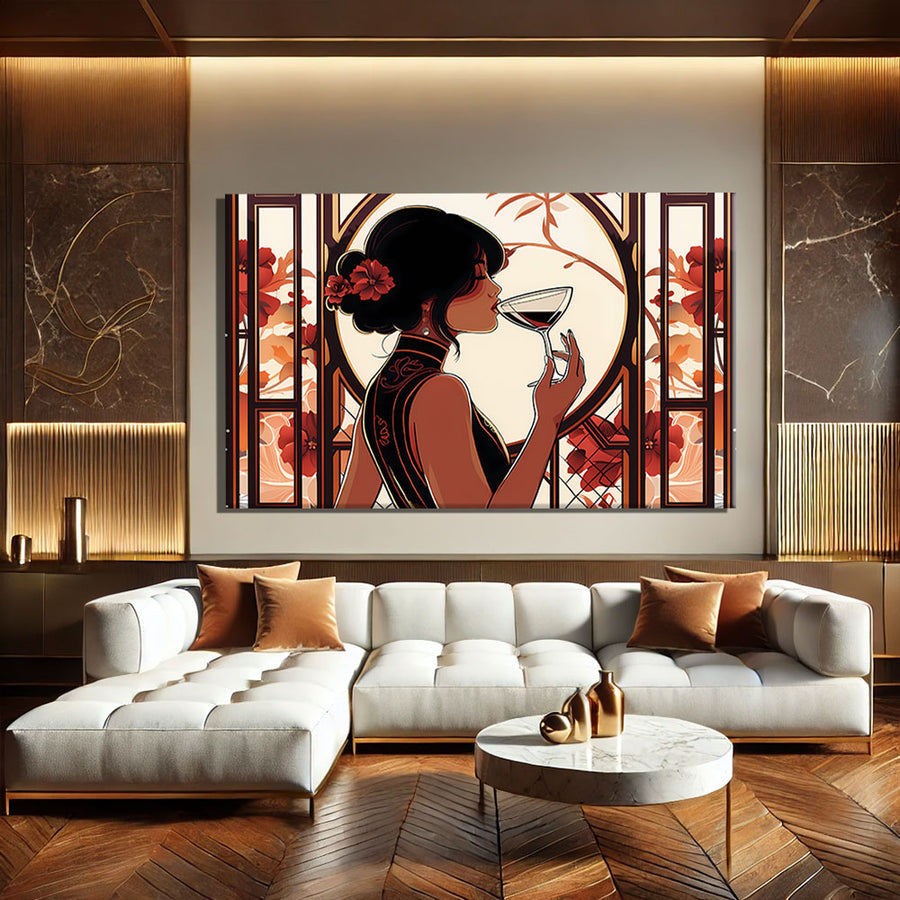 Affiche Art Déco Grand Format – mise en situation