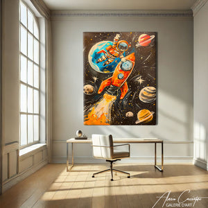 Grand Tableau Salon Moderne