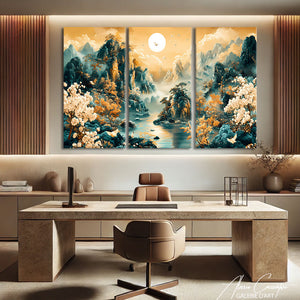 Tableau Triptyque Moderne