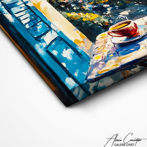 TABLEAU TASSE DE CAFÉ ABSTRAIT Alessio Cacciatore