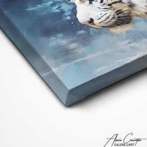 TABLEAU TIGRE BLANC ART Alessio Cacciatore