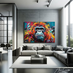 tableau street art gorille