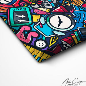 TABLEAU POP ART FUNKY Alessio Cacciatore