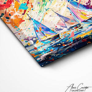 TABLEAU VOILIERS MODERNE Alessio Cacciatore