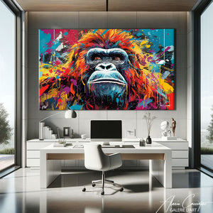 tableau gorille street art