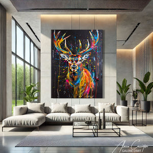 Tableau Cerf Moderne