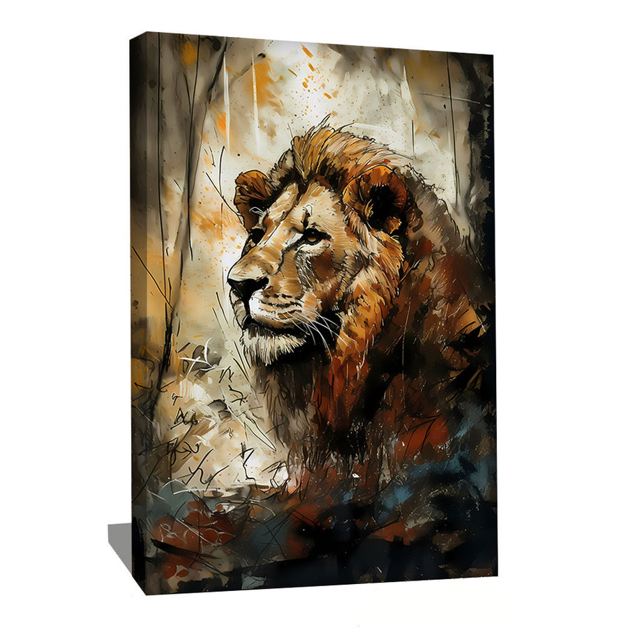 Tableau Lion