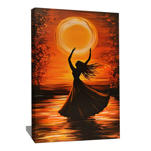 TABLEAU COUCHER DE SOLEIL SILHOUETTE