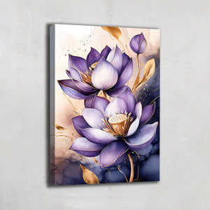 Tableau Avec Fleur de Lotus