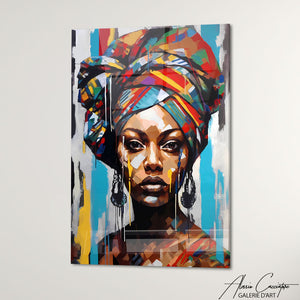 TABLEAU MURAL FEMME AFRICAINE Alessio Cacciatore