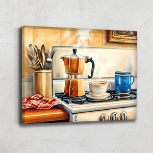 Tableau De Cafetière