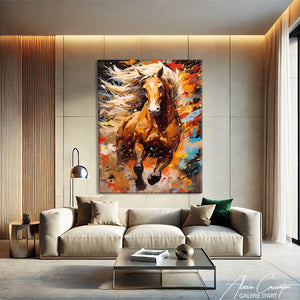 tableau cheval artiste