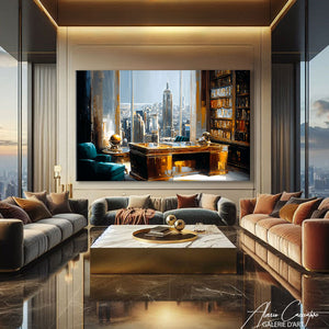 Tableau Bureau Abstrait