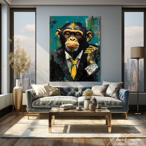 tableau singe street art