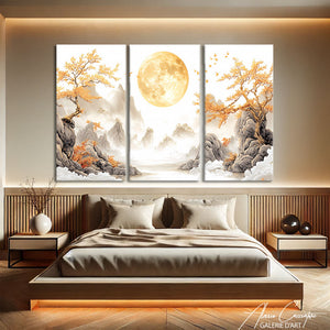 TABLEAU TRIPTYQUE BLANC Alessio Cacciatore