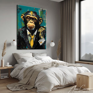 tableau singe pop art