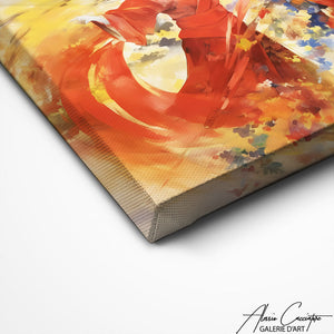 TABLEAU ABSTRAIT JAPONAIS Alessio Cacciatore
