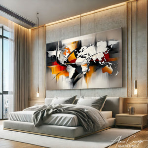 Tableau Mappemonde Moderne