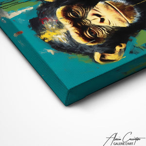 TABLEAU SINGE STREET ART Alessio Cacciatore